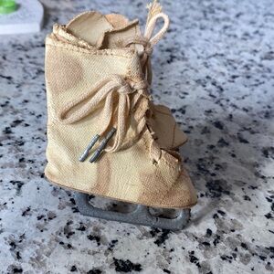 Old vintage doll ice skates